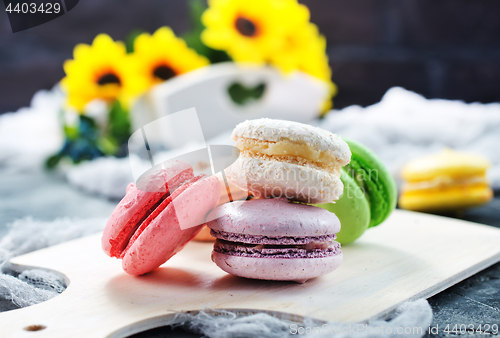 Image of color macaroons