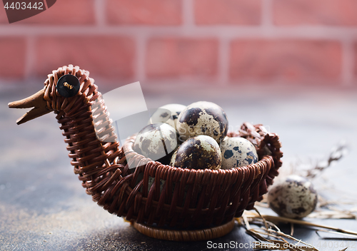 Image of quail eggs 