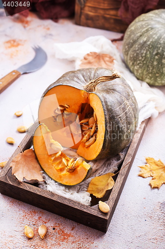 Image of raw pumpkin