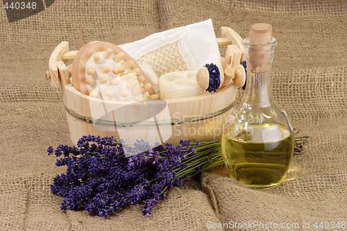 Image of Spa Equipment and Lavender