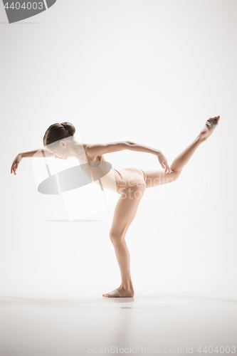 Image of The teen modern ballet dancer