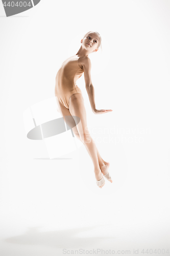 Image of The teen modern ballet dancer