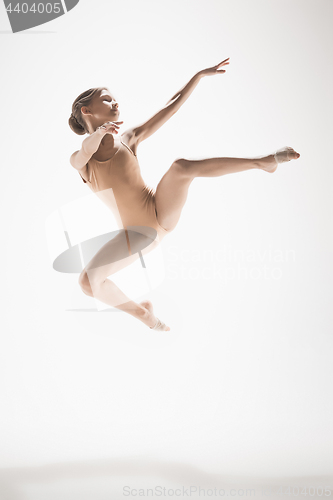 Image of The teen modern ballet dancer