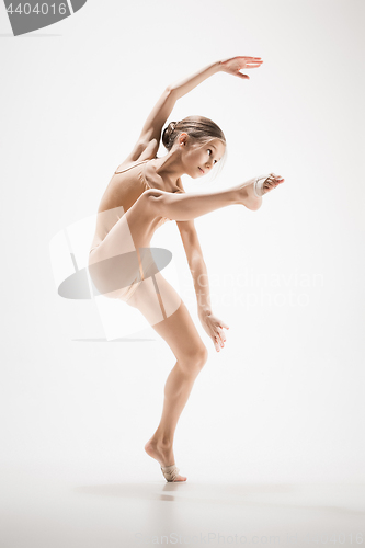 Image of The teen modern ballet dancer