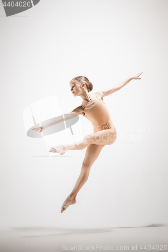 Image of The teen modern ballet dancer