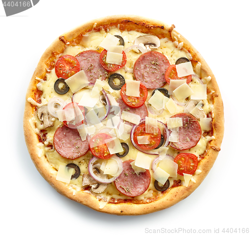 Image of freshly baked pizza