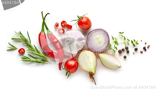 Image of various herbs and spices