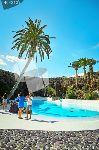 Image of Jameos del Agua pool in Lanzarote