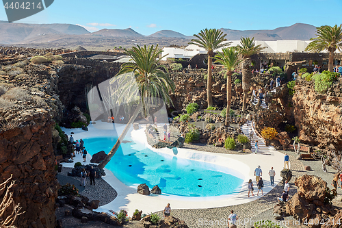 Image of Jameos del Agua pool in Lanzarote