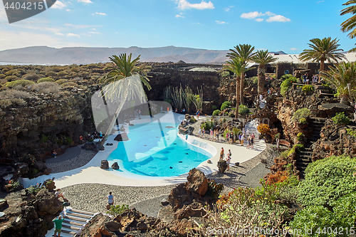 Image of Jameos del Agua pool in Lanzarote