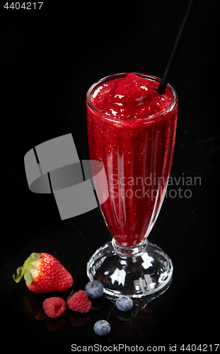 Image of fresh red smoothie