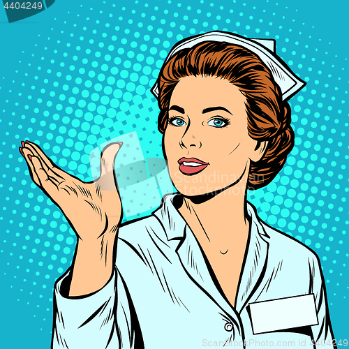 Image of nurse holding gesture