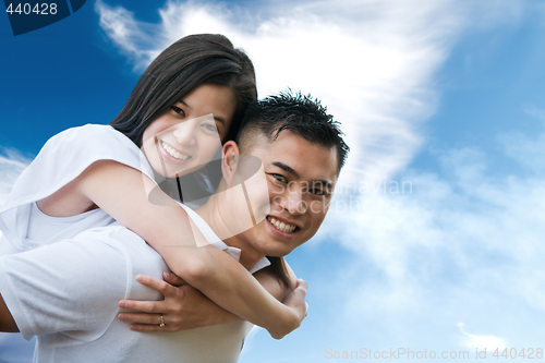 Image of Romantic asian couple
