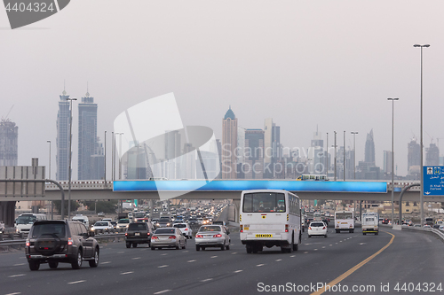 Image of Dubai traffic jam