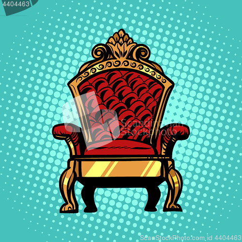 Image of throne, symbol of Royal power