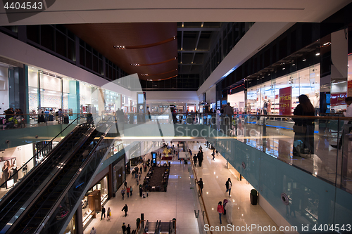 Image of modern shopping center