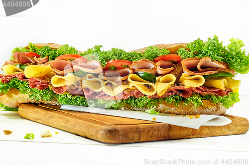 Image of Tasty hamburger, beef burger in close-up on a plate and on white background.