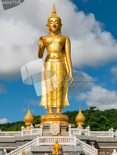 Image of Golden Buddha in Hat Yai, Thailand