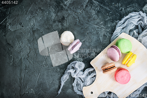 Image of color macaroons