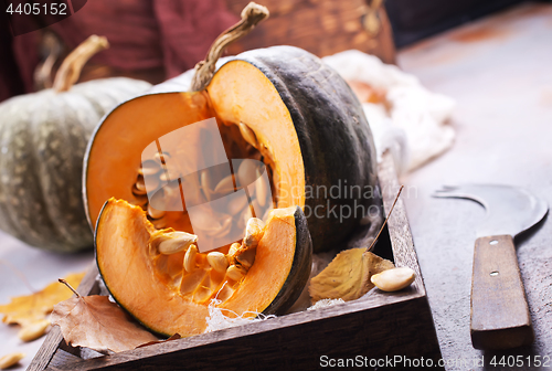 Image of raw pumpkin