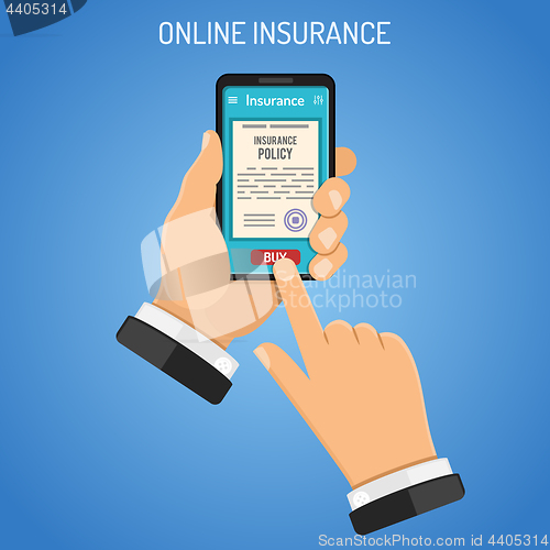 Image of Online Insurance Services Concept