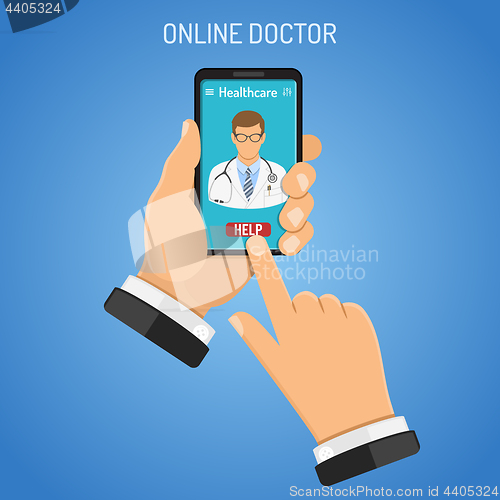 Image of Online Doctor Concept