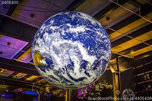 Image of Earth at Vivid Sydney 2018