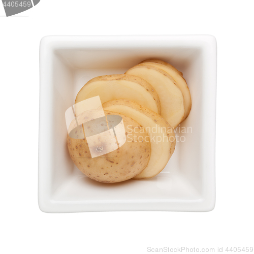 Image of Sliced potato 