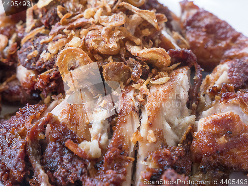 Image of Thai food, grilled chicken