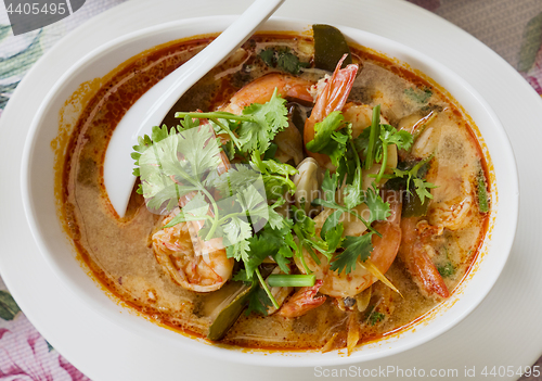 Image of Thai food, tom yam gung