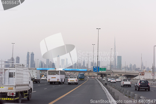 Image of Dubai traffic jam