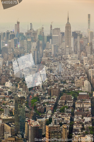 Image of Manhattan New York with Empire State Building