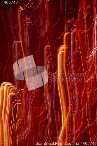 Image of red moving lights background