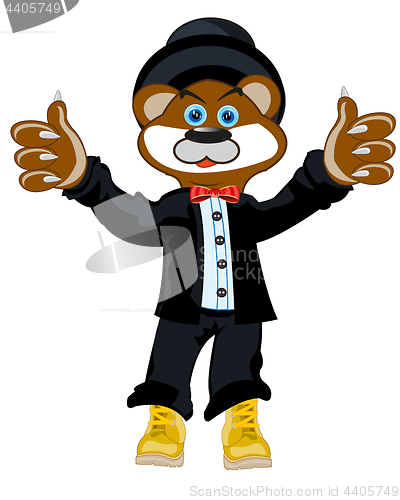 Image of Otter in suit