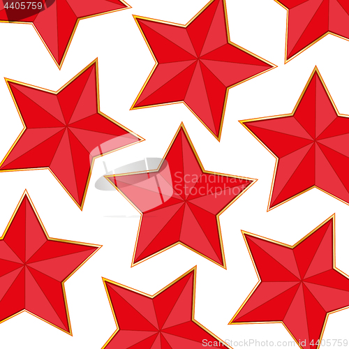 Image of Red star pattern