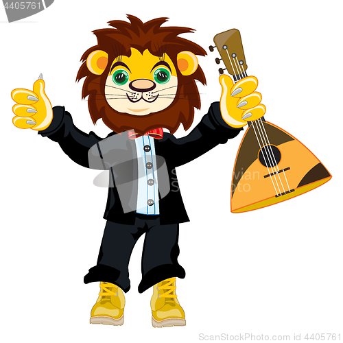 Image of Lion in suit