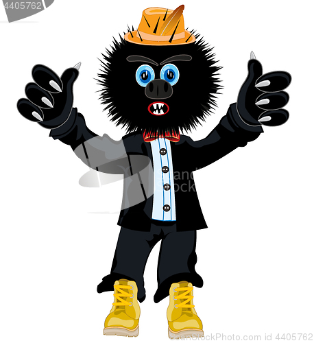Image of Crock in suit