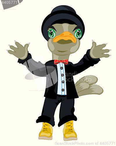 Image of Bird in suit