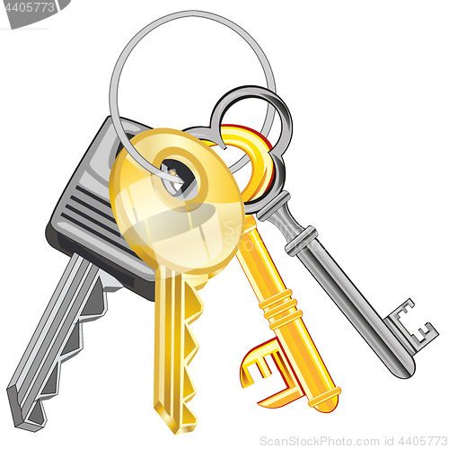 Image of Ligament keys from doors