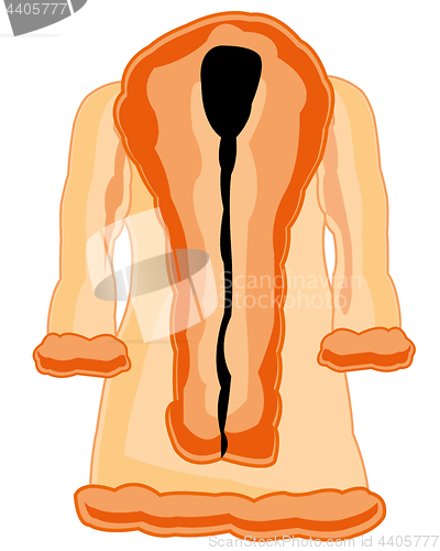 Image of Winter feminine fur coat