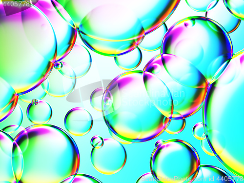 Image of some colorful bubbles background