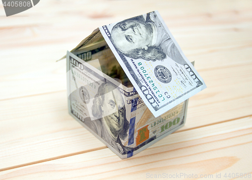 Image of House made of money