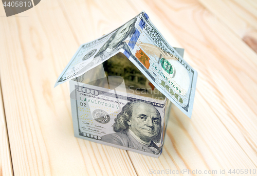 Image of House made of money