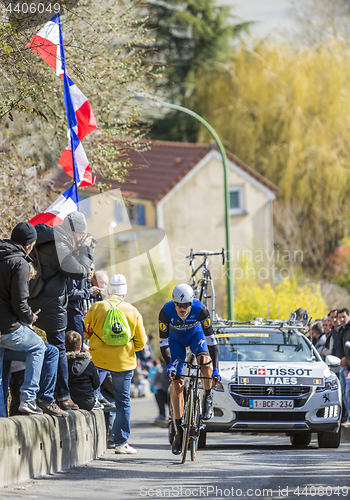 Image of The Cyclist Nikolas Maes - Paris-Nice 2016