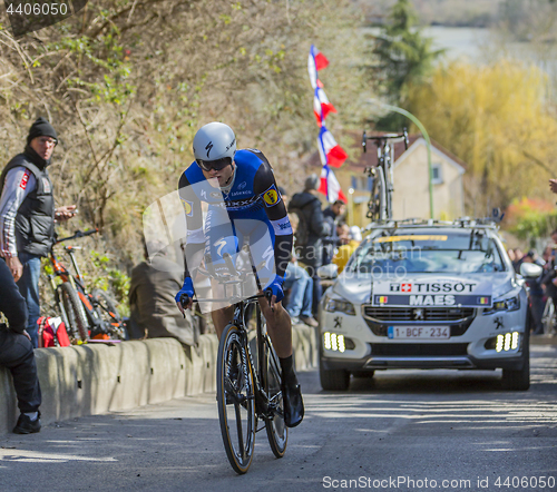 Image of The Cyclist Nikolas Maes - Paris-Nice 2016