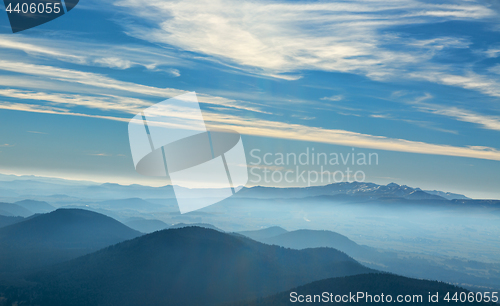 Image of Volcanic Landscape at Dusk