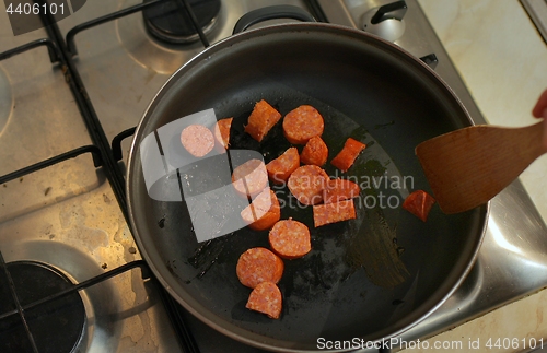 Image of Cooking with sausages