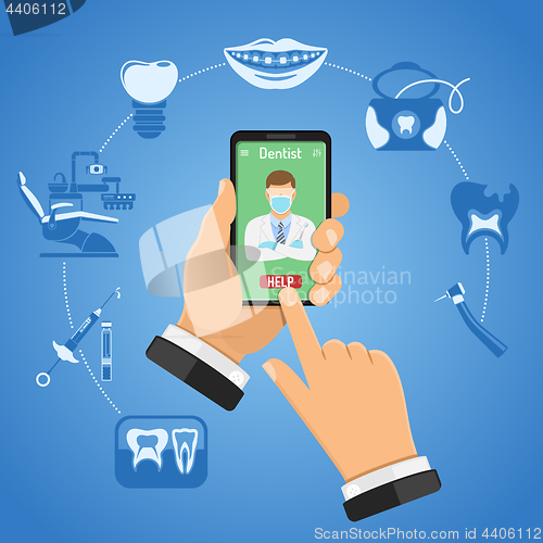 Image of Online Dentistry Concept