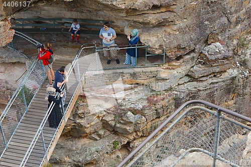 Image of The Three Sisters, walkway