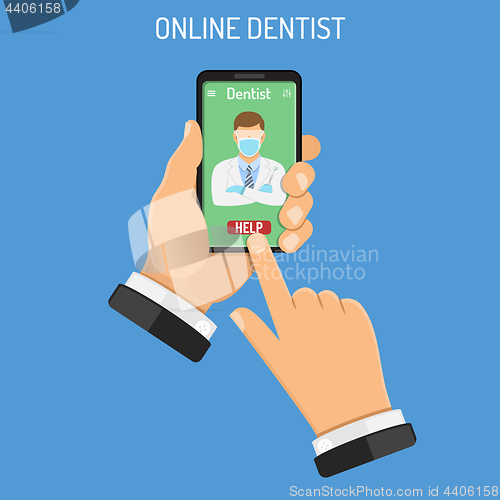 Image of Online Dentistry Concept